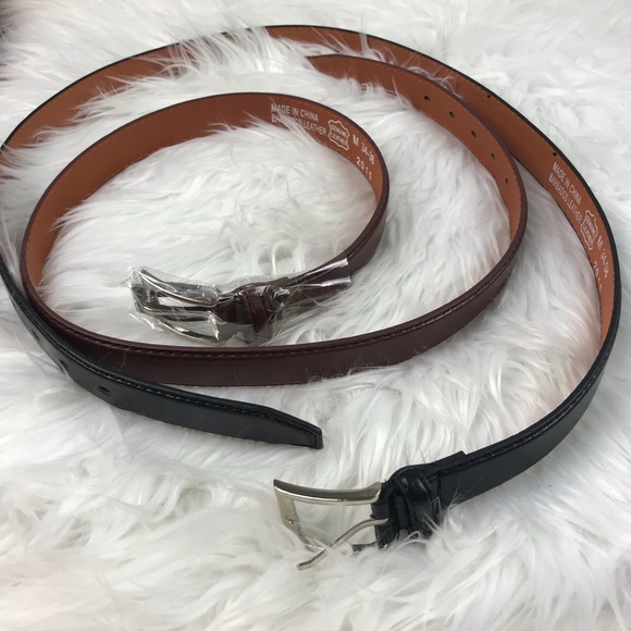 Boutique Other - ❌SOLD❌2 Men’s Genuine Leather Belts 34-36” Waist